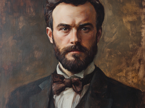 A painted portrait of John Calhoun Clemson, President of the Union of American States from 1888-1899